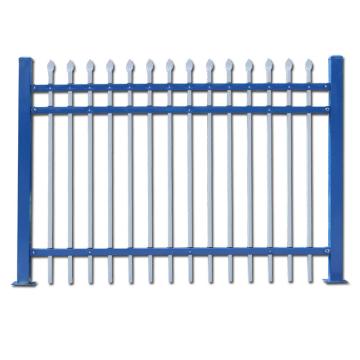 冰禹 BYll-792系列锌钢护栏，镀锌钢材，1.8×3m 蓝白色，含立柱×1+网片×1 售卖规格：1件