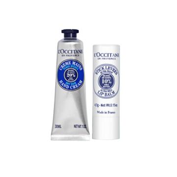 欧舒丹/L'OCCITANE 个护礼盒，乳木果护手霜30ml+乳木果护唇膏4.5g 含礼盒礼袋包装 售卖规格：1套