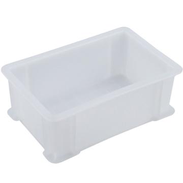 冰禹 加厚塑料物流周转箱,工具零件盒收纳箱，BY-5S1,10号白 外尺寸:145×95×54mm 售卖规格：1个
