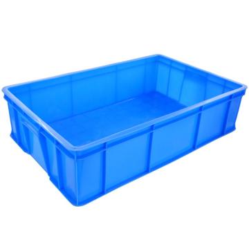 冰禹 加厚塑料物流周转箱,工具零件盒收纳箱，BY-5S1,1号蓝 外尺寸:710×455×180mm 售卖规格：1个