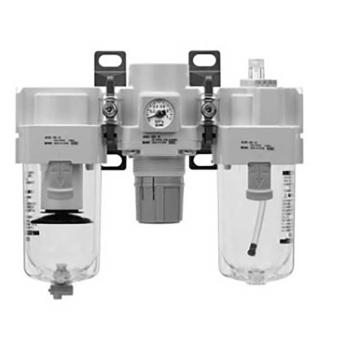 SMC 空气组合元件:空气过滤器+减压阀，AC25B-02E-B 售卖规格：1套