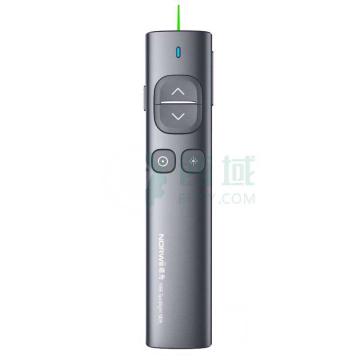 诺为/Norwii/Knorvay 双激光翻页笔，N96 Spotlight 绿光 32G 灰色 液晶屏led放大凸显 无线演示器 售卖规格：1支