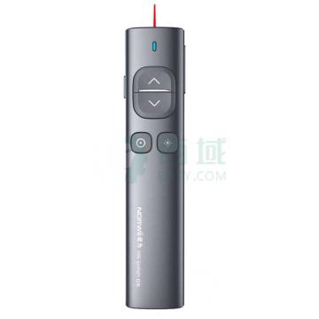 诺为/Norwii/Knorvay 翻页笔，N96 Spotlight 红光 32G 灰色 液晶屏led放大凸显 无线演示器 售卖规格：1支
