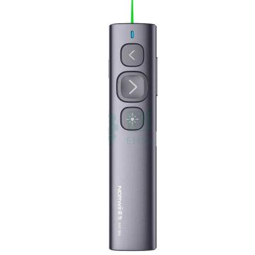 诺为/Norwii/Knorvay 翻页笔，N95 绿光 灰色 可充电超链PPT幻灯片遥控翻页笔 售卖规格：1支
