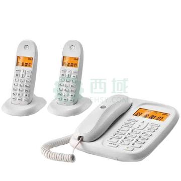 摩托罗拉/Motorola 子母电话机，CL102C白色 售卖规格：1台
