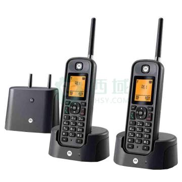 摩托罗拉/Motorola 无绳电话机，O202C 黑色 售卖规格：1台