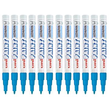 UNI 三菱记号笔油漆笔，PX-21浅蓝色 0.8-1.2mm（12支/盒） 售卖规格：1支