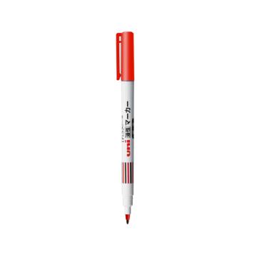 UNI 三菱油性记号笔，A-5E红色 1.0mm 夹具笔自动化打点笔（10支/盒） 售卖规格：1支