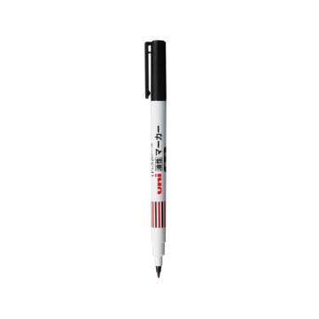 UNI 三菱油性记号笔，A-5E黑色 1.0mm 夹具笔自动化打点笔（10支/盒） 售卖规格：1支