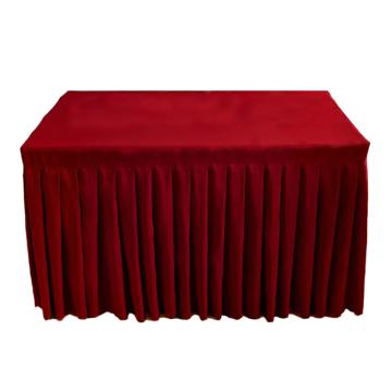 冰禹 酒店商务会议桌布，BJjj-209，120*50*75cm，红色 售卖规格：1个