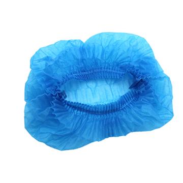 食安库/SHIANKU 一次性加厚无纺布条形帽，蓝色211183 21英寸，100个/包 售卖规格：1袋