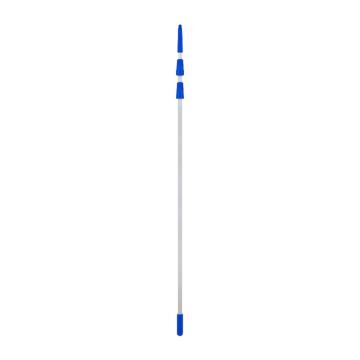 食安库/SHIANKU 铝合金伸缩加长杆，蓝色120389 美式丝头2.3-6m 售卖规格：1根