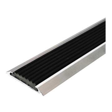 Raxwell 铝合金楼梯防滑条平板-黑色，宽50mmx厚1mm，长度：1.5m，RSSA0057 售卖规格：1条