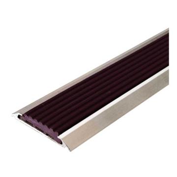 Raxwell 铝合金楼梯防滑条平板-棕色，宽50mmx厚1mm，长度：1.5m，RSSA0058 售卖规格：1条