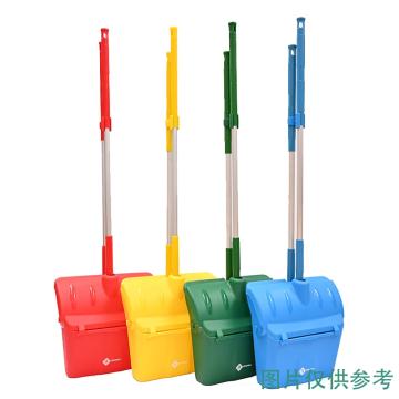 食安库/SHIANKU 直立式带盖防风垃圾铲，蓝色150073 售卖规格：1个