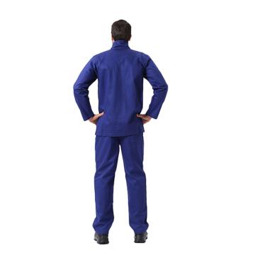 Raxwell 分体防火阻燃工作服套装，RW4305 蓝色3XL码 （含6830上衣和9700裤子） 售卖规格：1套