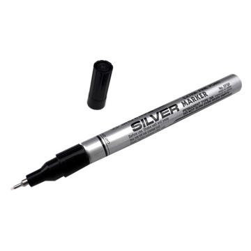 雪人/SNOWMAN 极细记号笔，EFSP银色 工业环保油漆笔线幅0.5mm 售卖规格：1支