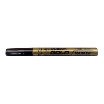 雪人/SNOWMAN 中粗记号笔，FGP-金色 工业环保油漆笔线幅1-2mm 售卖规格：1支