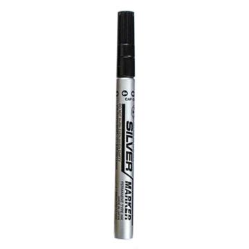 雪人/SNOWMAN 中粗记号笔，FSP银色 工业环保油漆笔线幅1-2mm 售卖规格：1支