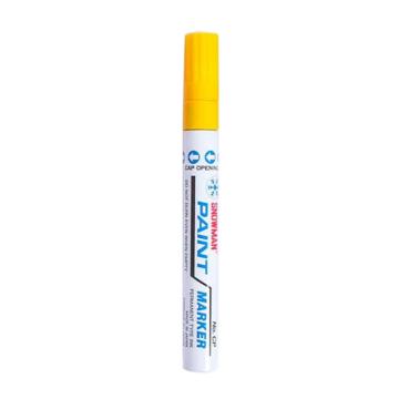 雪人/SNOWMAN 特粗记号笔，CP黄色 工业环保油漆笔线幅1.5-3mm 售卖规格：1支