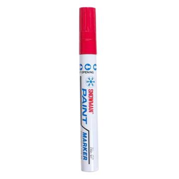 雪人/SNOWMAN 特粗记号笔，CP红色 工业环保油漆笔线幅1.5-3mm 售卖规格：1支