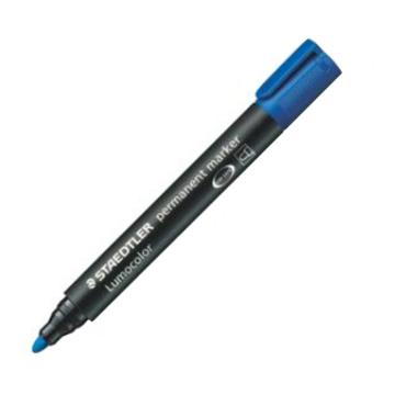 施德楼/STAEDTLER 油性记号笔，352蓝色 工业标记笔粗 线幅2mm（10支/盒） 售卖规格：1支