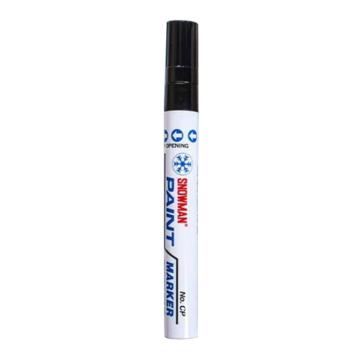 雪人/SNOWMAN 特粗记号笔，CP黑色 工业环保油漆笔线幅1.5-3mm 售卖规格：1支