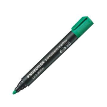 施德楼/STAEDTLER 油性记号笔，352绿色 工业标记笔粗 线幅2mm（10支/盒） 售卖规格：1支