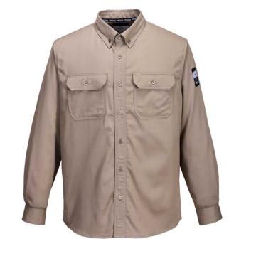 百瑞福祉 阻燃衬衫，VS03T，M，卡其色 售卖规格：1件