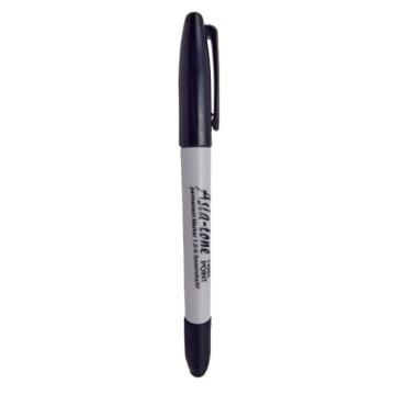 亚通 油性笔，双头 0.5-1.0MM 黑色 售卖规格：1支