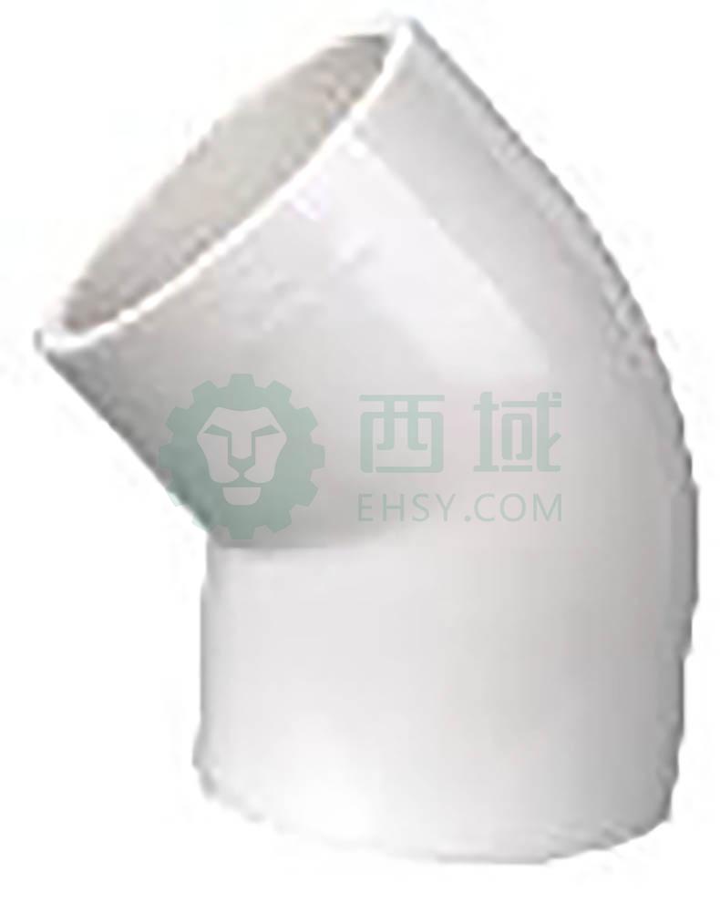 中财 PVC给水管件，45°弯头，dn25，白色 售卖规格：1个