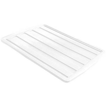 英达斯贝克 塑料周转箱，Y3箱盖子,白色 外尺寸:530×360×15mm 售卖规格：1个