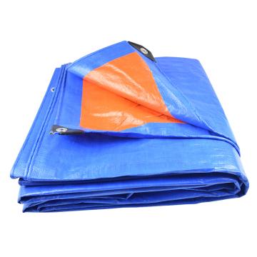 伏兴 篷布防雨布蓝橘色加厚，货车油布塑料遮雨遮阳布雨棚，FX993，5m*7m 售卖规格：1张