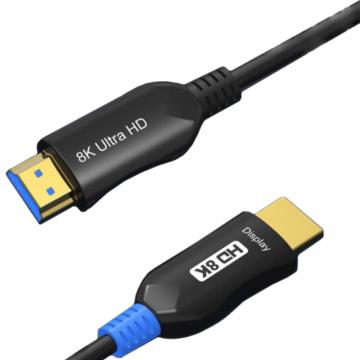 创乘/Checil HDMI线专业级，CC671-80 8K超清光纤HDMI线2.1版（锌合金款）80米 黑色 售卖规格：1条