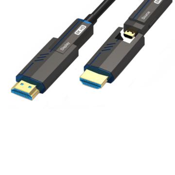 创乘/Checil HDMI线专业级，CC673-50 8K超清光纤HDMI线2.1版（双头易穿管）50米 黑色 售卖规格：1条