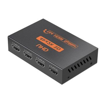 创乘/Checil HDMI线，CT034-4 4K高清HDMI分屏器（支持叠堆拓展）一分四 黑色 售卖规格：1台