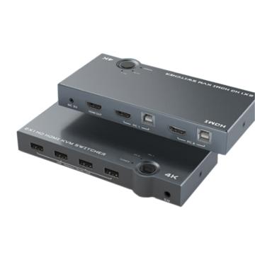 创乘/Checil HDMI线，CT027-2 4K高清HDMI KVM切换器（HDMI+USB）二进一出 深空灰 售卖规格：1台