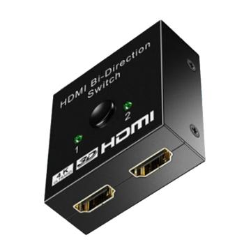 创乘/Checil HDMI线，CT042-2 4K高清HDMI切换器 二进一出 黑色 售卖规格：1台