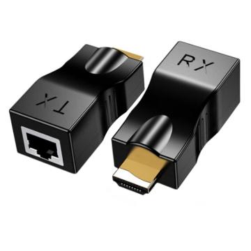 创乘/Checil HDMI延长器，CT152TRX 网线HDMI延长器（发射端+接收端套装）30米 黑色 售卖规格：1套