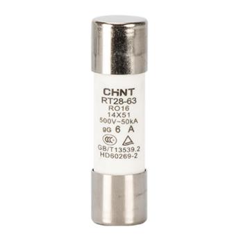正泰/CHINT RT28型圆筒形帽熔断器，RT28-63（RO16） 6A (R) 售卖规格：1个