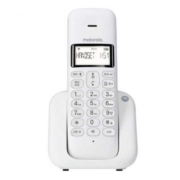 摩托罗拉/Motorola 无绳电话机，T301C 白色 售卖规格：1台
