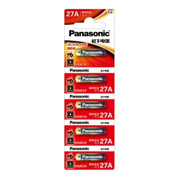 松下/Panasonic 27A12V碱性电池，27A-5B 售卖规格：5节/卡