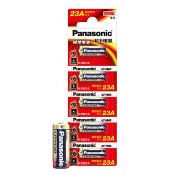 松下/Panasonic 23A12V碱性电池，23A-5B 售卖规格：5节/卡