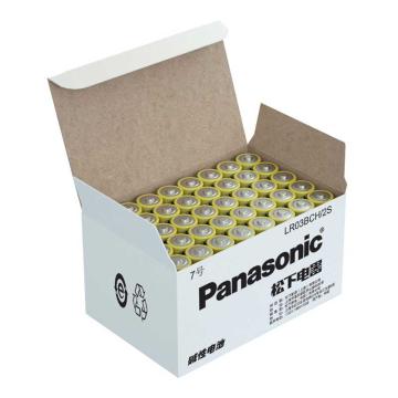 松下/Panasonic 7号七号AAA碱性干电池，LR03BCH/2S 40节盒装 售卖规格：1盒