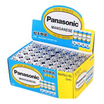 松下/Panasonic 5号五号碳性干电池，R6PNU/4S（新型号为R6PNU/4SN） 40节盒装 售卖规格：1盒