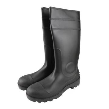 汉盾 黑色耐磨防滑高筒雨靴，39-44码 售卖规格：1双