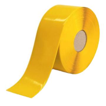 安赛瑞 重载型划线胶带，1mm厚PVC基材，100mm×30m，黄色，15101 售卖规格：1卷