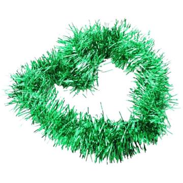 安赛瑞 装饰拉花，26721 商场学校年会布置新年装饰拉花彩色毛条(10条装） 2m 绿色 售卖规格：1包