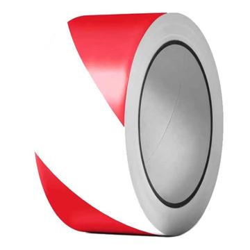 Raxwell 通用型警示胶带，60mm×18m，PVC，红/白，RSST0126 售卖规格：1卷