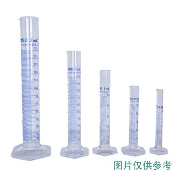 安赛瑞 玻璃六角量筒，600039 50mL，量出式 售卖规格：1个